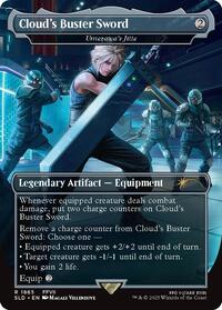 Cloud's Buster Sword - Umezawa's Jitte (1865) [Secret Lair Drop Series]