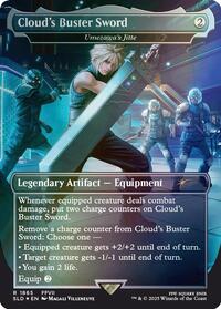 Cloud's Buster Sword - Umezawa's Jitte (Rainbow Foil) (1865) [Secret Lair Drop Series]
