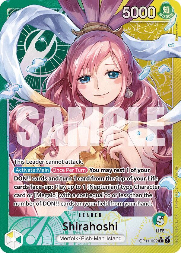 Shirahoshi (022) (Alternate Art) (OP11-022) [A Fist of Divine Speed]