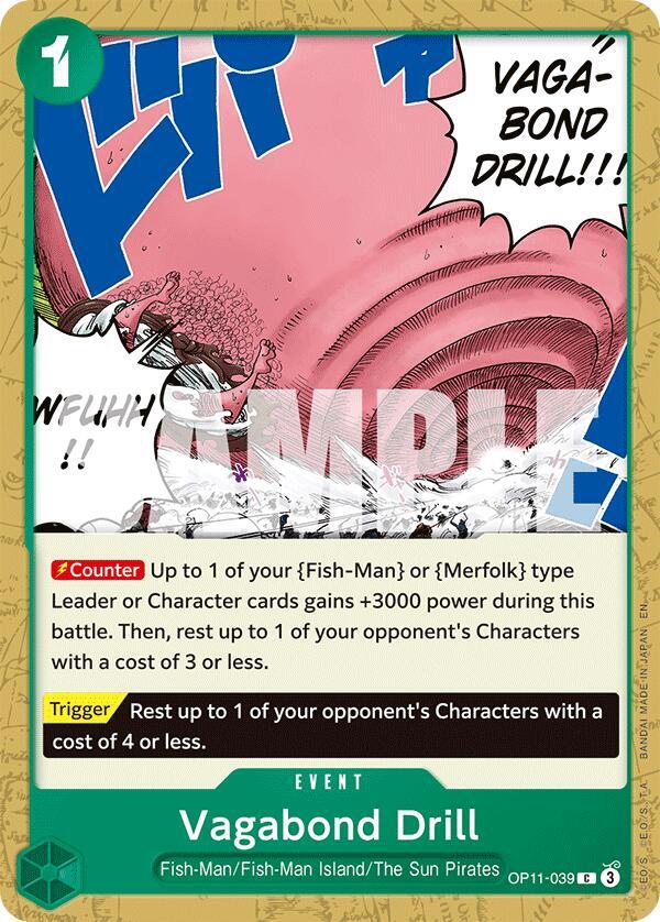 Vagabond Drill (OP11-039) [A Fist of Divine Speed]
