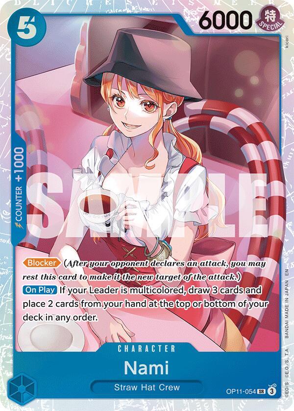 Nami (054) (OP11-054) [A Fist of Divine Speed]