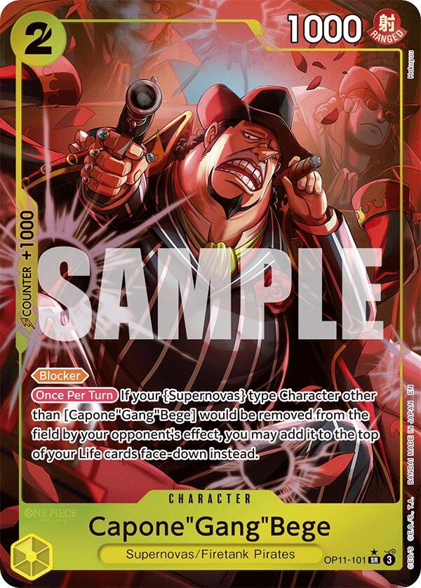 Capone"Gang"Bege (101) (Alternate Art) (OP11-101) [A Fist of Divine Speed]