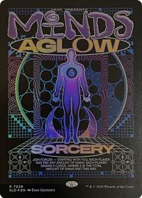 Minds Aglow (Rainbow Foil) (7028) [Secret Lair Drop Series]