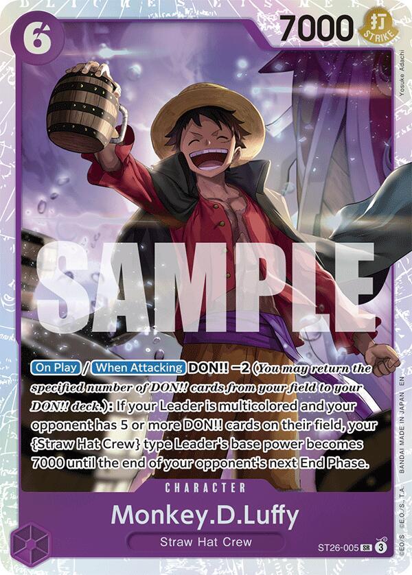 Monkey.D.Luffy (ST26-005) (ST26-005) [Starter Deck 26: PURPLE/BLACK Monkey.D.Luffy]