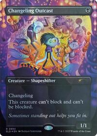 Changeling Outcast (Rainbow Foil) (894) [Secret Lair Drop Series]