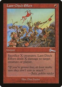 Last-Ditch Effort (83) [Urza's Legacy]