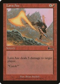 Lava Axe (84) [Urza's Legacy]