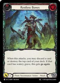 Restless Bones (Red) (CC Tag) (AGB011) [Armory Deck: Gravy Bones]