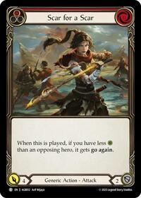 Scar for a Scar (Red) (AGB012) [Armory Deck: Gravy Bones]
