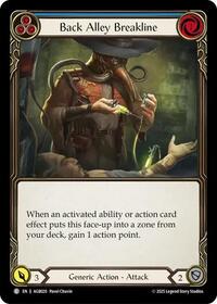 Back Alley Breakline (Blue) (AGB020) [Armory Deck: Gravy Bones]