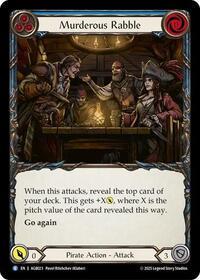 Murderous Rabble (AGB023) [Armory Deck: Gravy Bones]