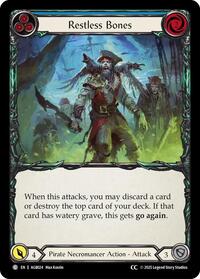Restless Bones (Blue) (CC Tag) (AGB024) [Armory Deck: Gravy Bones]
