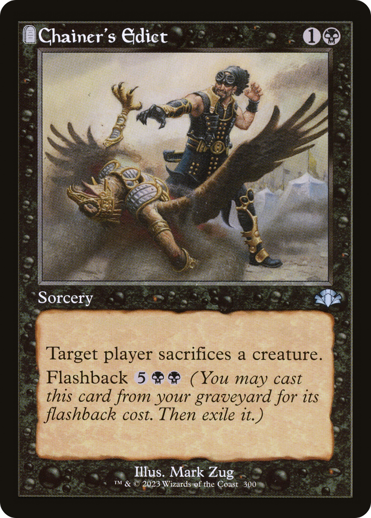 Chainer's Edict (Retro Frame) (DMR-300) - Dominaria Remastered: (tombstone)