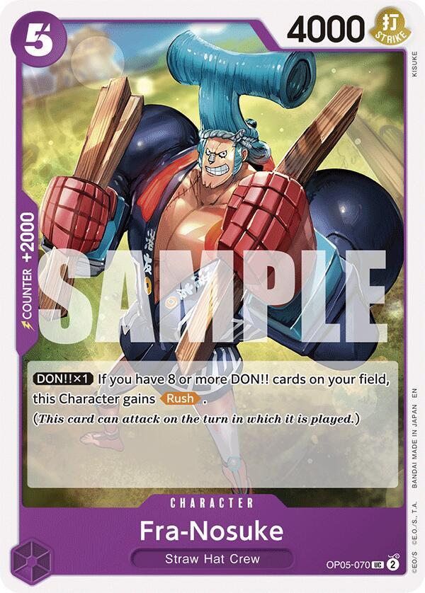 Fra-Nosuke (Reprint) (OP05-070) [Starter Deck 26: PURPLE/BLACK Monkey.D.Luffy]