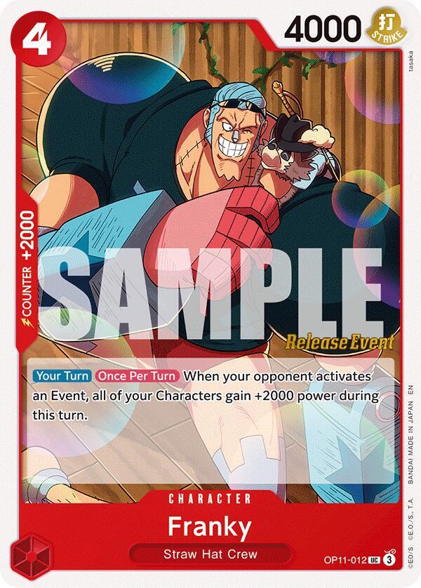 Franky (OP11-012) [A Fist of Divine Speed Release Event Cards]
