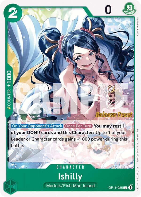 Ishilly (OP11-025) [A Fist of Divine Speed Release Event Cards]