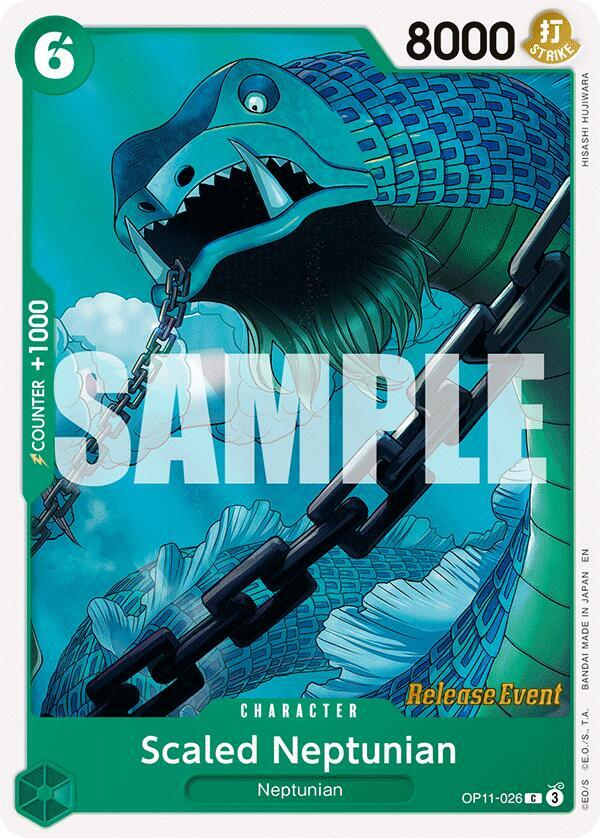 Scaled Neptunian (OP11-026) [A Fist of Divine Speed Release Event Cards]