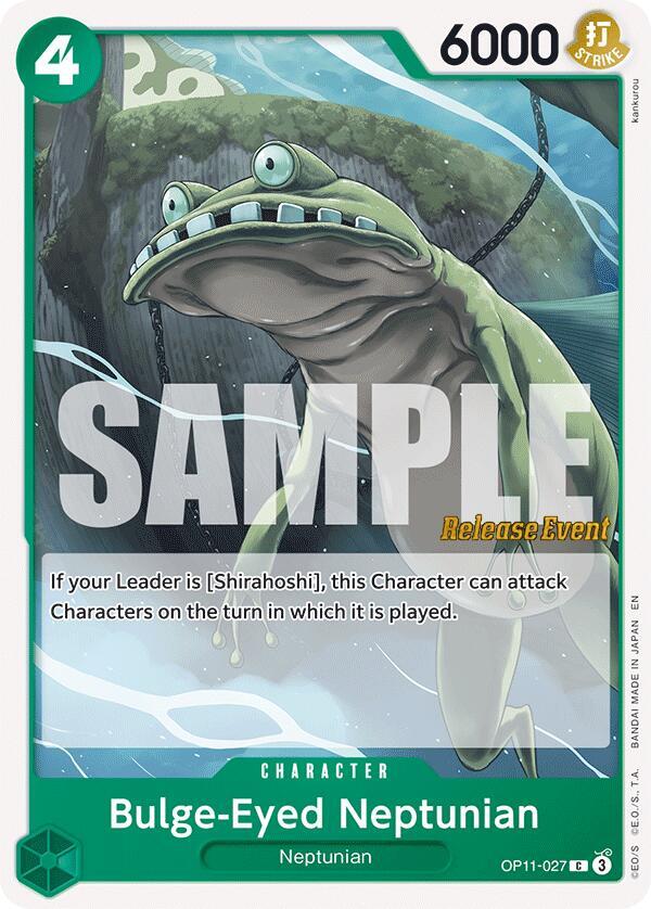 Bulge-Eyed Neptunian (OP11-027) [A Fist of Divine Speed Release Event Cards]