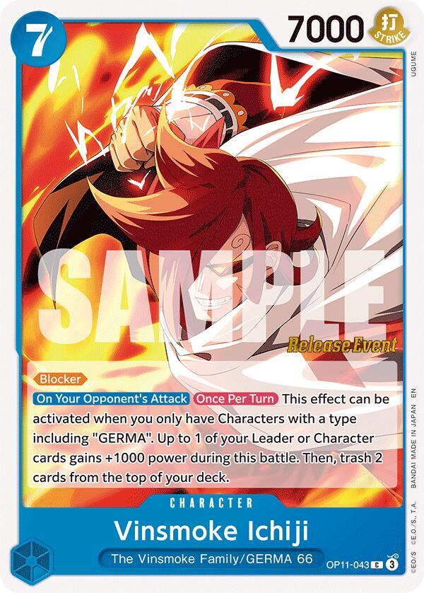 Vinsmoke Ichiji (OP11-043) [A Fist of Divine Speed Release Event Cards]
