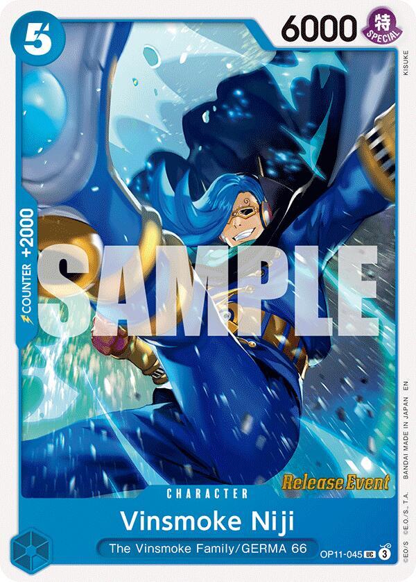 Vinsmoke Niji (OP11-045) [A Fist of Divine Speed Release Event Cards]