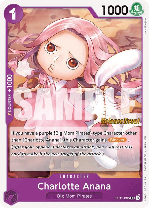 Charlotte Anana (OP11-065) [A Fist of Divine Speed Release Event Cards]