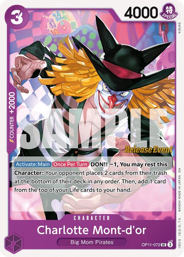 Charlotte Mont-d'or (OP11-072) [A Fist of Divine Speed Release Event Cards]