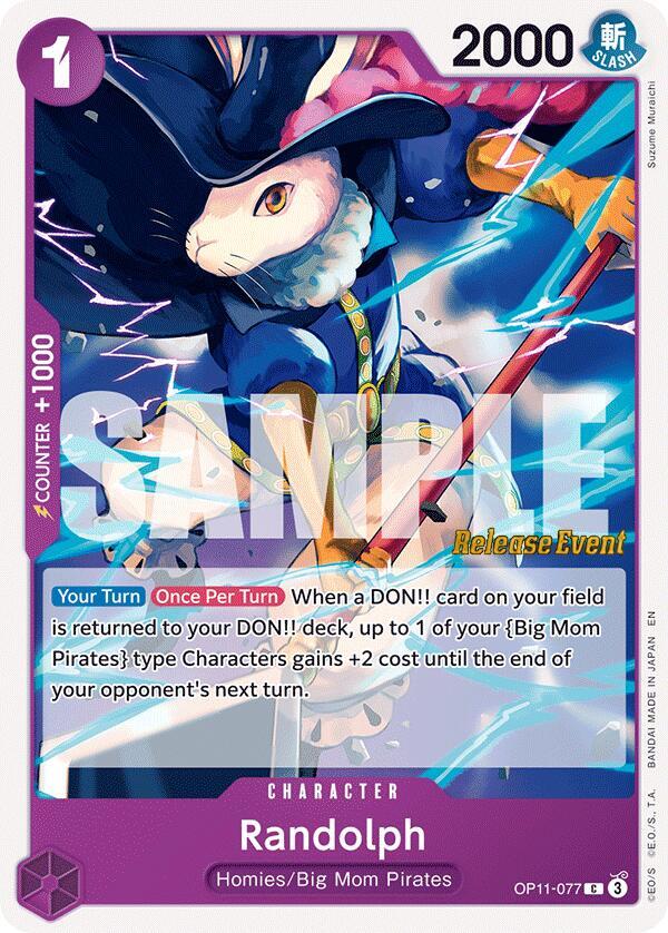Randolph (OP11-077) [A Fist of Divine Speed Release Event Cards]