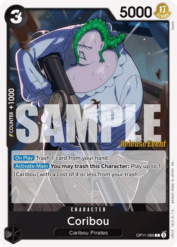 Coribou (OP11-086) [A Fist of Divine Speed Release Event Cards]