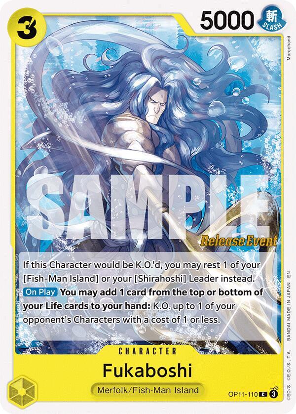Fukaboshi (OP11-110) [A Fist of Divine Speed Release Event Cards]