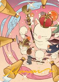 Summon: Good King Mog XII Art Card (Gold-Stamped Signature) (41) [Art Series: FINAL FANTASY]