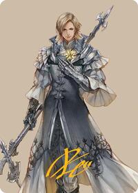 Dion, Bahamut's Dominant Art Card (Gold-Stamped Signature) (42) [Art Series: FINAL FANTASY]