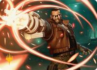 Barret Wallace Art Card (Gold-Stamped Planeswalker Symbol) (8) [Art Series: FINAL FANTASY]