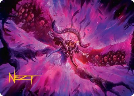 Hades, Sorcerer of Eld Art Card (Gold-Stamped Signature) (AAFIN-012) - Art Series: FINAL FANTASY