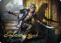 Locke Cole Art Card (Gold-Stamped Signature) (15) [Art Series: FINAL FANTASY]