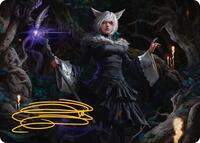 Y'shtola, Night's Blessed Art Card (21) (Gold-Stamped Signature) (21) [Art Series: FINAL FANTASY]