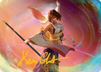 Yuna, Grand Summoner Art Card (Gold-Stamped Signature) (22) [Art Series: FINAL FANTASY]