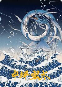 Summon: Leviathan Art Card (Gold-Stamped Signature) (38) [Art Series: FINAL FANTASY]