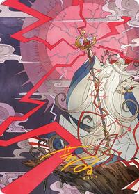 Summon: Esper Ramuh Art Card (Gold-Stamped Signature) (40) [Art Series: FINAL FANTASY]