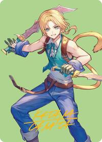 Zidane, Tantalus Thief Art Card (Gold-Stamped Signature) (49) [Art Series: FINAL FANTASY]