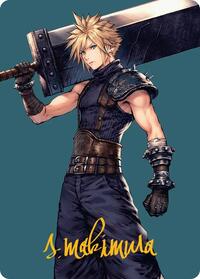 Cloud, Ex-SOLDIER Art Card (Gold-Stamped Signature) (50) [Art Series: FINAL FANTASY]