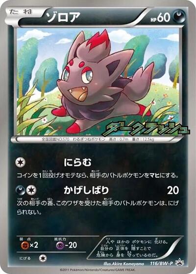 Zorua - 116/BW-P (116/BW-P) [BW-P Promotional cards]