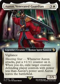 Auron, Venerated Guardian (Extended Art) (130) [Commander: FINAL FANTASY]