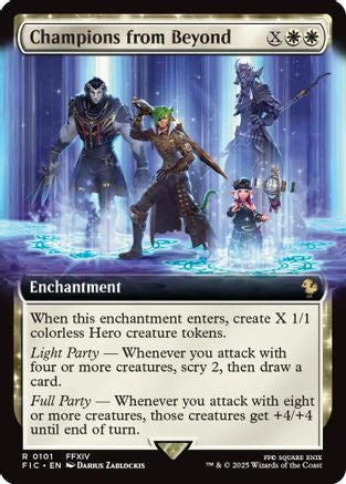 Champions from Beyond (Extended Art) (FIC-101) - Commander: FINAL FANTASY