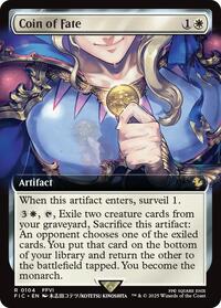 Coin of Fate (Extended Art) (104) [Commander: FINAL FANTASY]