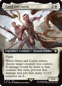 Gatta and Luzzu (Extended Art) (134) [Commander: FINAL FANTASY]