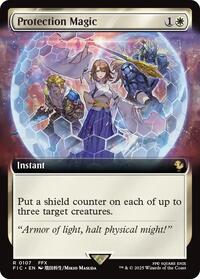 Protection Magic (Extended Art) (107) [Commander: FINAL FANTASY]