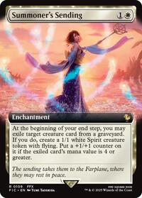 Summoner's Sending (Extended Art) (109) [Commander: FINAL FANTASY]