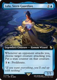 Lulu, Stern Guardian (Extended Art) (143) [Commander: FINAL FANTASY]