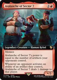 Avalanche of Sector 7 (Extended Art) (150) [Commander: FINAL FANTASY]
