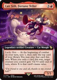 Cait Sith, Fortune Teller (Extended Art) (151) [Commander: FINAL FANTASY]